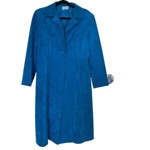 Jackson Graves Vintage Statement Coat Women's Size 10 Long Blue 70’s VIDEO ATCHD